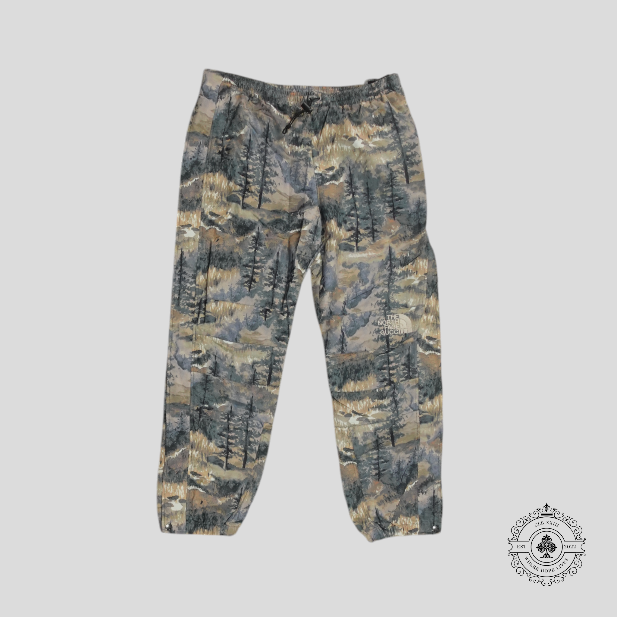 Gucci x the North Face Forest Print Nylon Casual Pants