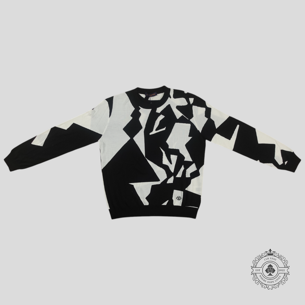 Louis Vuitton LV Houndstooth Sweater in Black