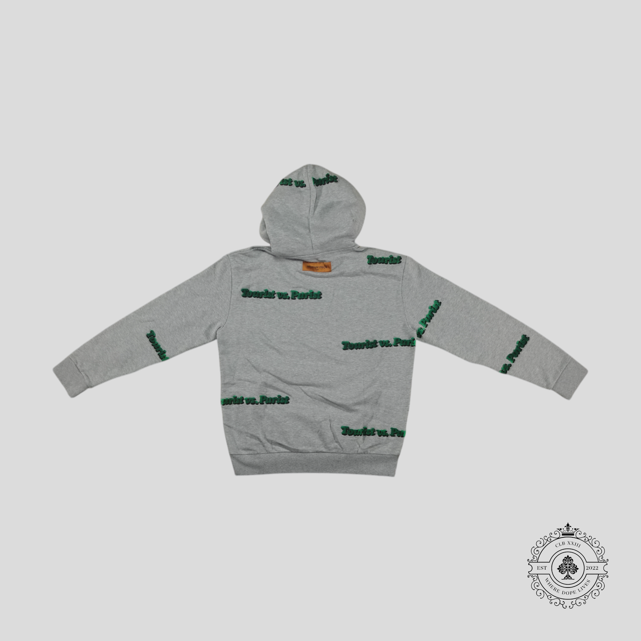 Louis Vuitton Tourist Vs Purist Tuffetage Hoodie in Grey