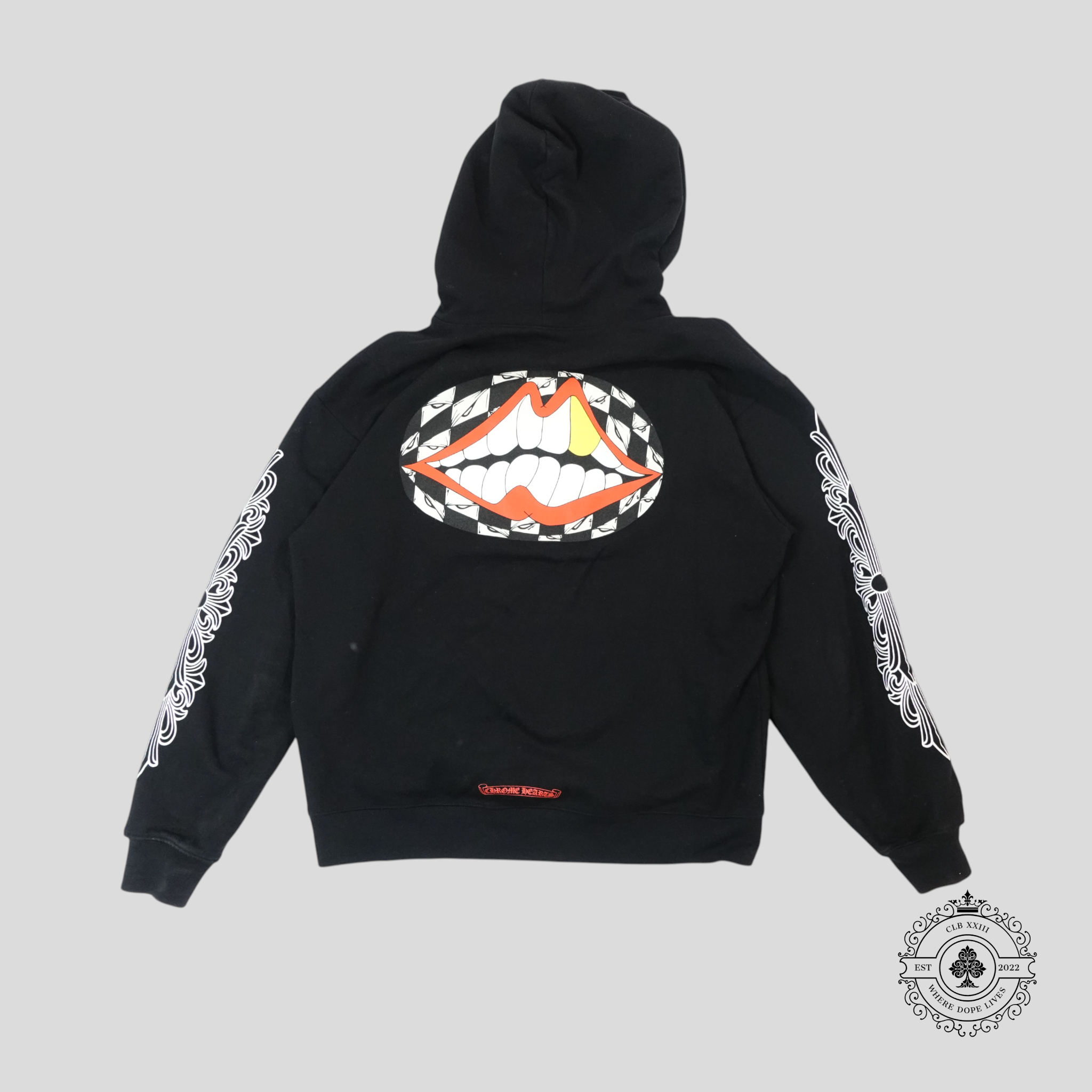 Chrome Hearts x Matty Boy Chomper Hoodie in Black