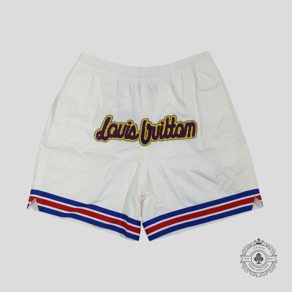Louis Vuitton x NBA Basketball Shorts in White