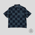 Louis Vuitton Damier Silk Shirt in Blue