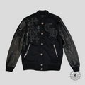 Chrome Hearts Cross Patch Varsity Jacket in Black