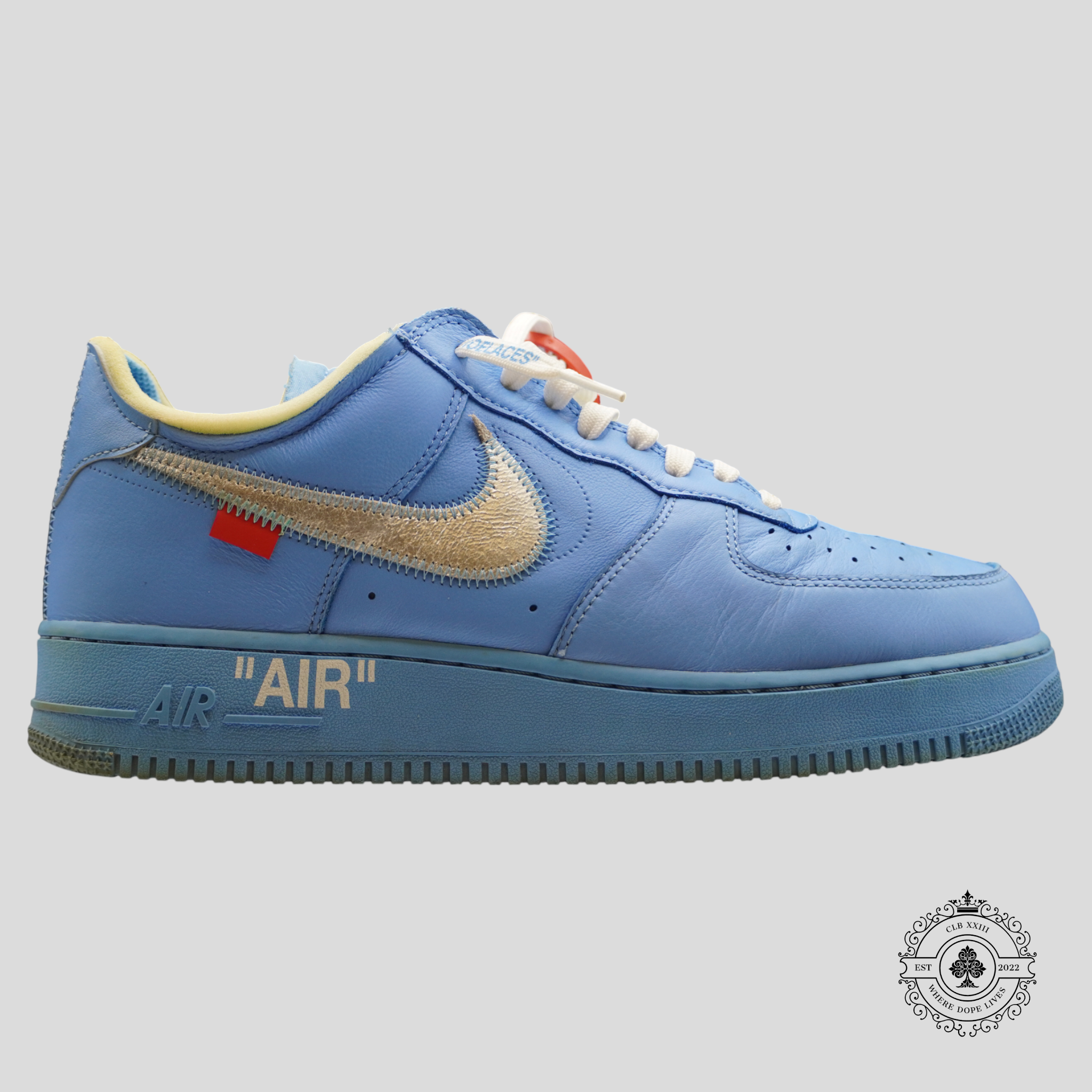 Nike Air Force 1 Low Off-White Mca University Blue - Preowned
