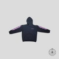 Chrome Hearts Scroll Logo Hoodie in Black/Pink