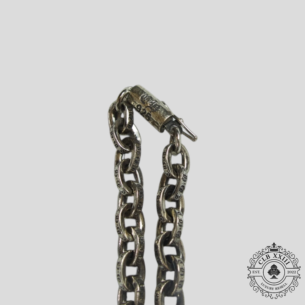 Chrome Hearts Paper Chain Necklace 18 in Silver