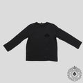 Chrome Hearts Women's Triple Cross Flocked Long Sleeve in Black
