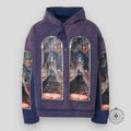 Who Decides War Descent Hooded Sweatshirt in Indigo