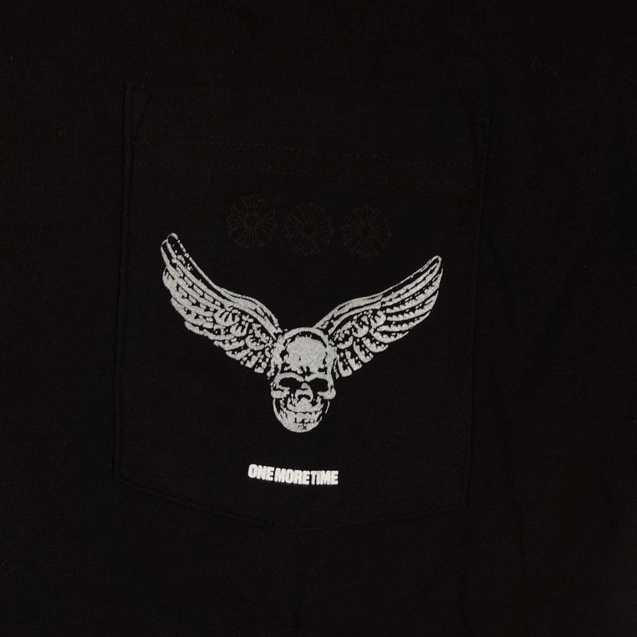 Chrome Hearts Foti Harris x Aerosmith Pocket Tee in Black