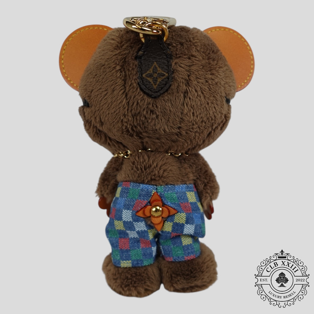 Louis Vuitton LV Bear Bag Charm Blue