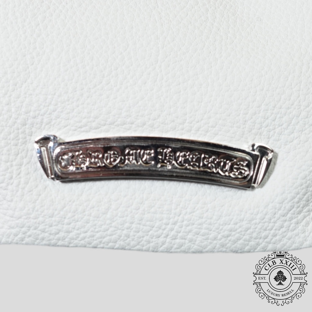 Chrome Hearts Viv Bag in White