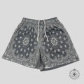 Bravest Studios Grey Paisley Shorts