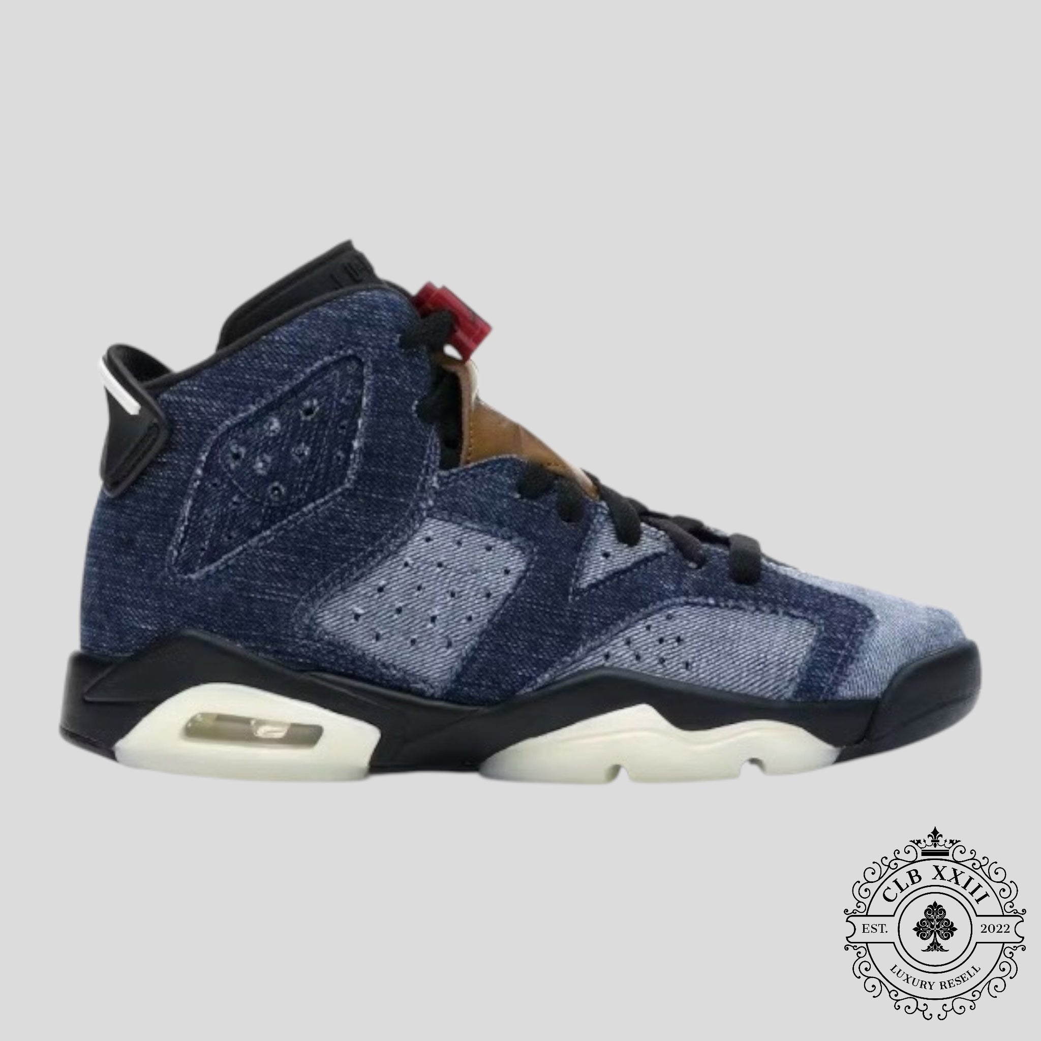 Air Jordan 6 Retro Washed Denim GS
