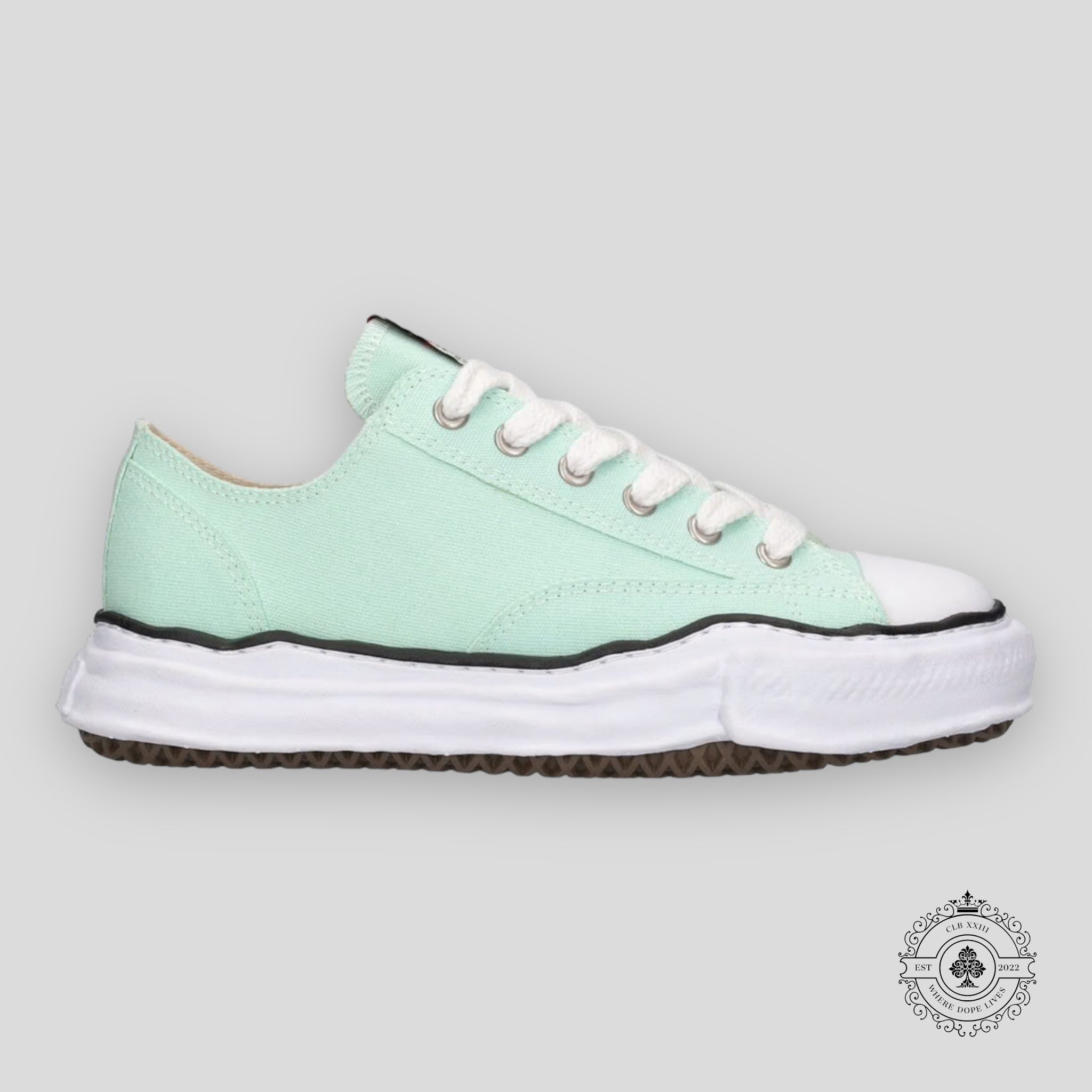 Maison Mihara Yasuhiro Hank OG Sole Canvas Low Light Blue