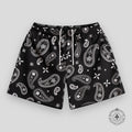 Bravest Studios Black Paisley V3 Shorts