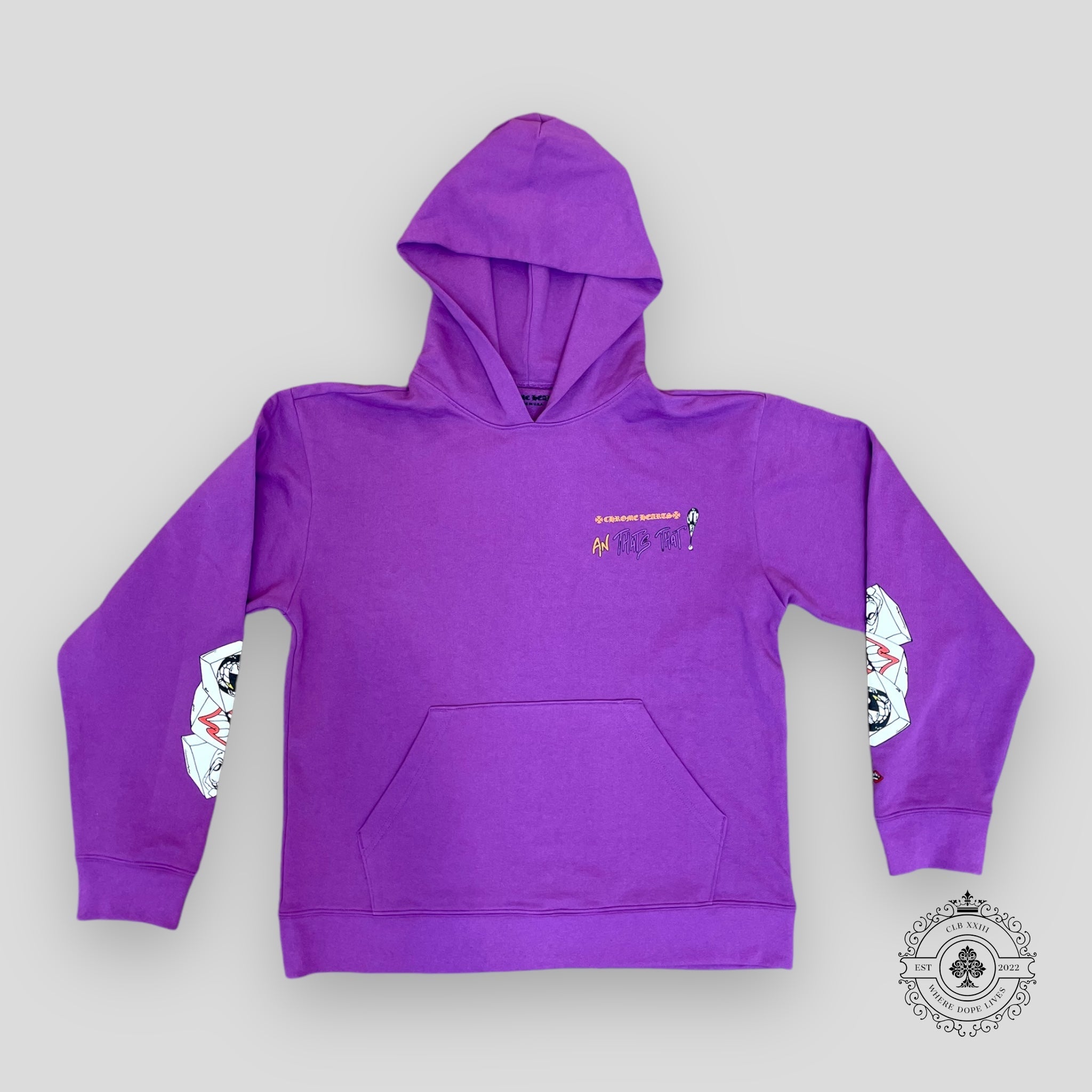 Chrome Hearts Matty Boy an That's That Hoodie in Purple