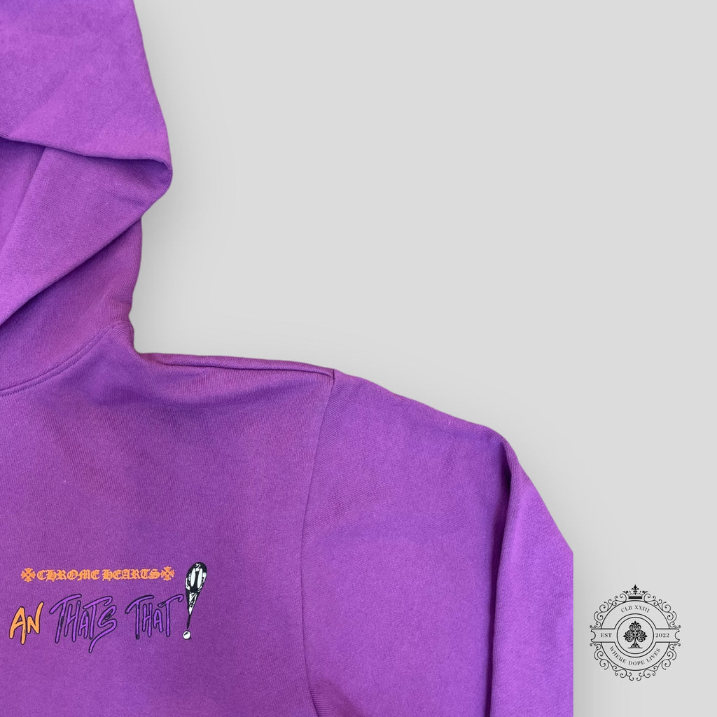 Chrome Hearts Matty Boy an That's That Hoodie in Purple