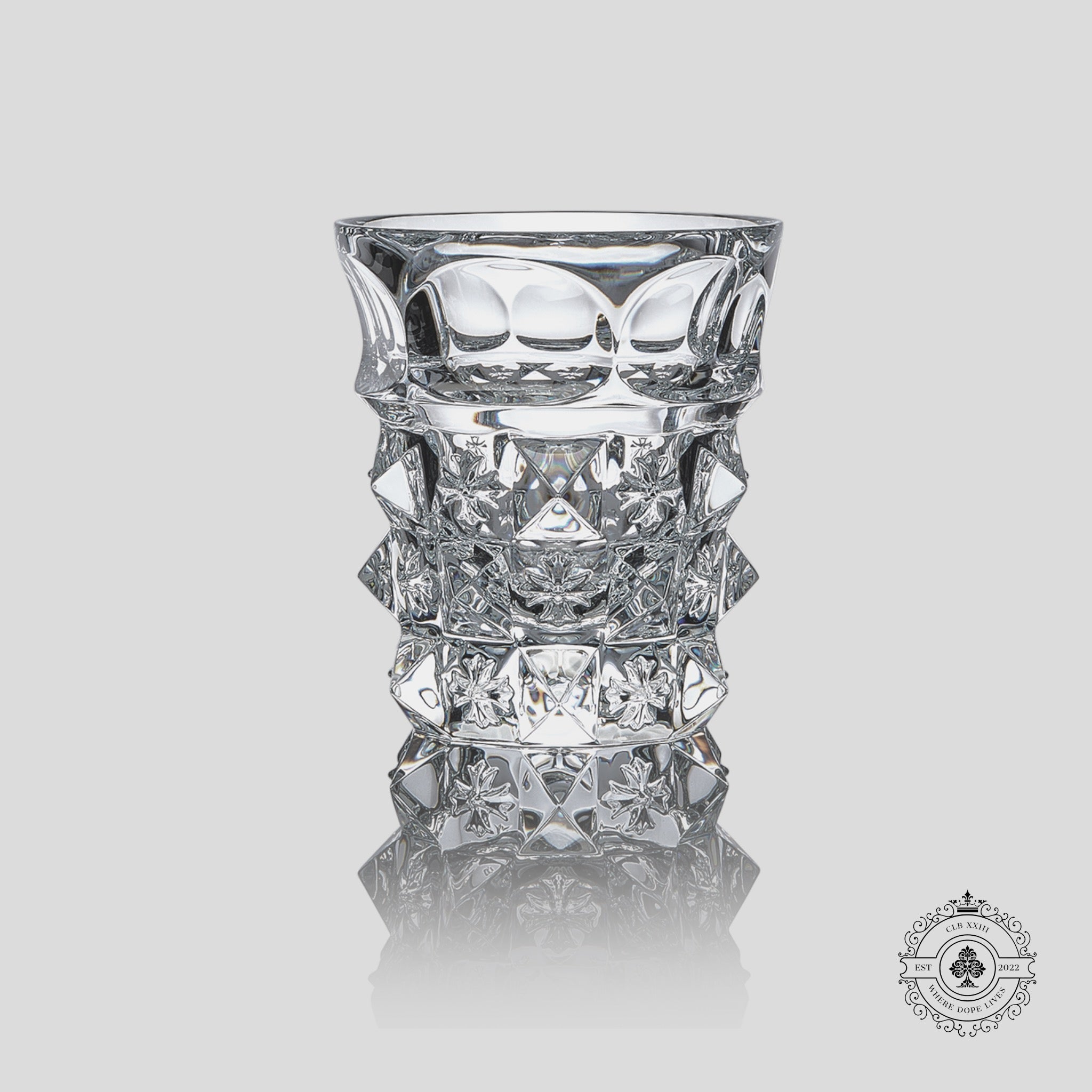 Chrome Hearts X Baccarat Pyramid Tumbler Glass Set