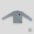 Chrome Hearts Paper Jam Thermal Sweater in Heather Grey