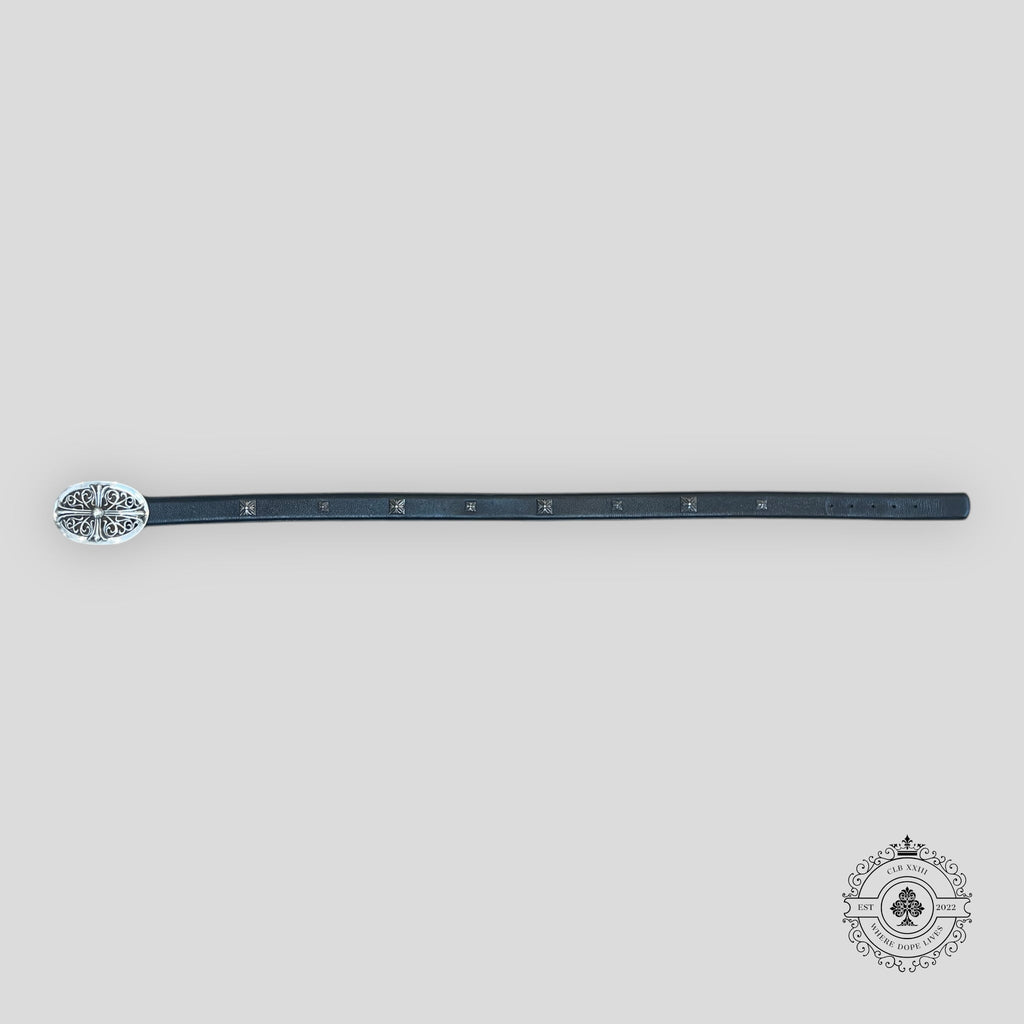 Chrome Hearts Xxl Oval Cross Studded Belt