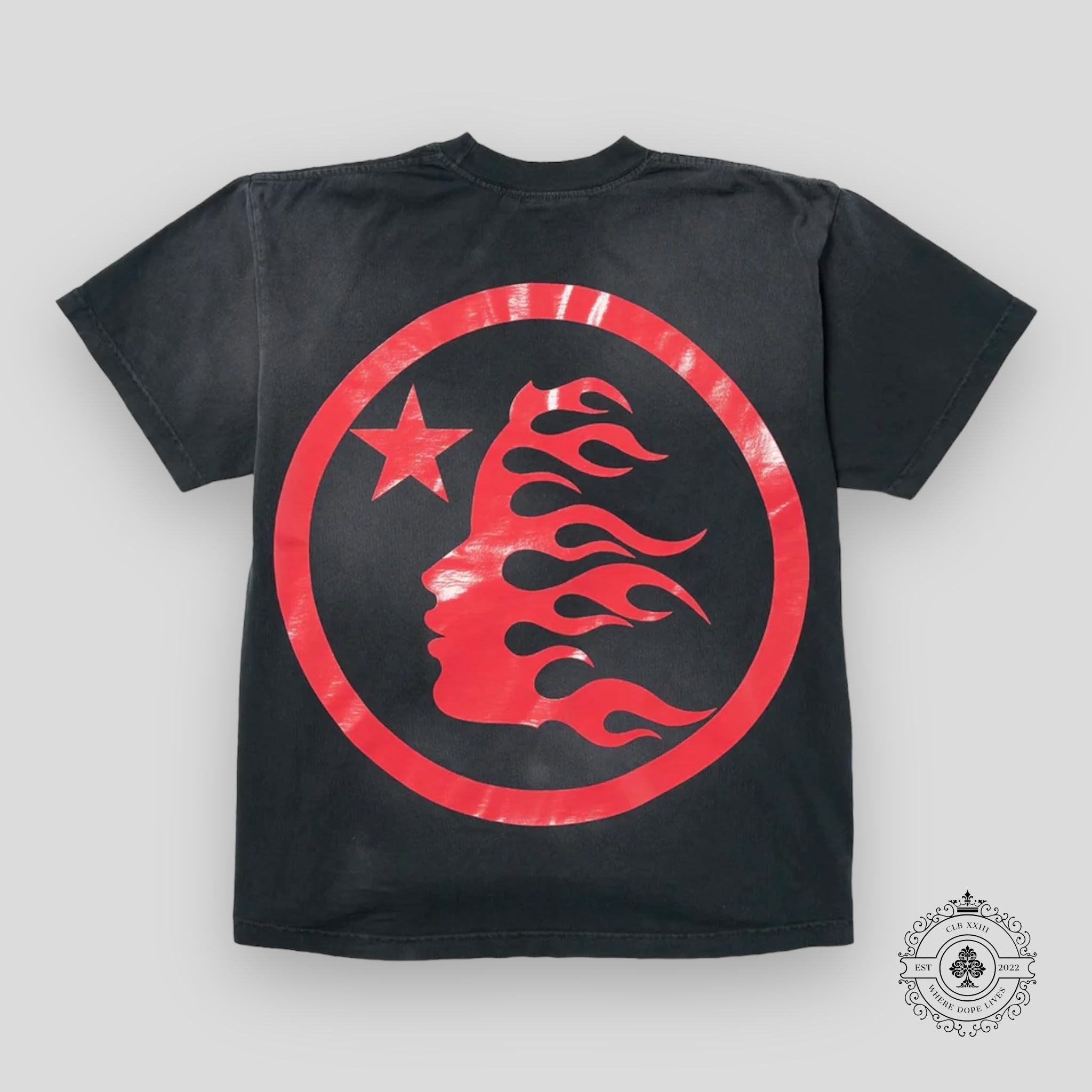 Hellstar Sport Logo Gel T-Shirt in Black/Red