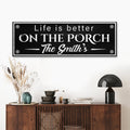 Family Name Porch Sign