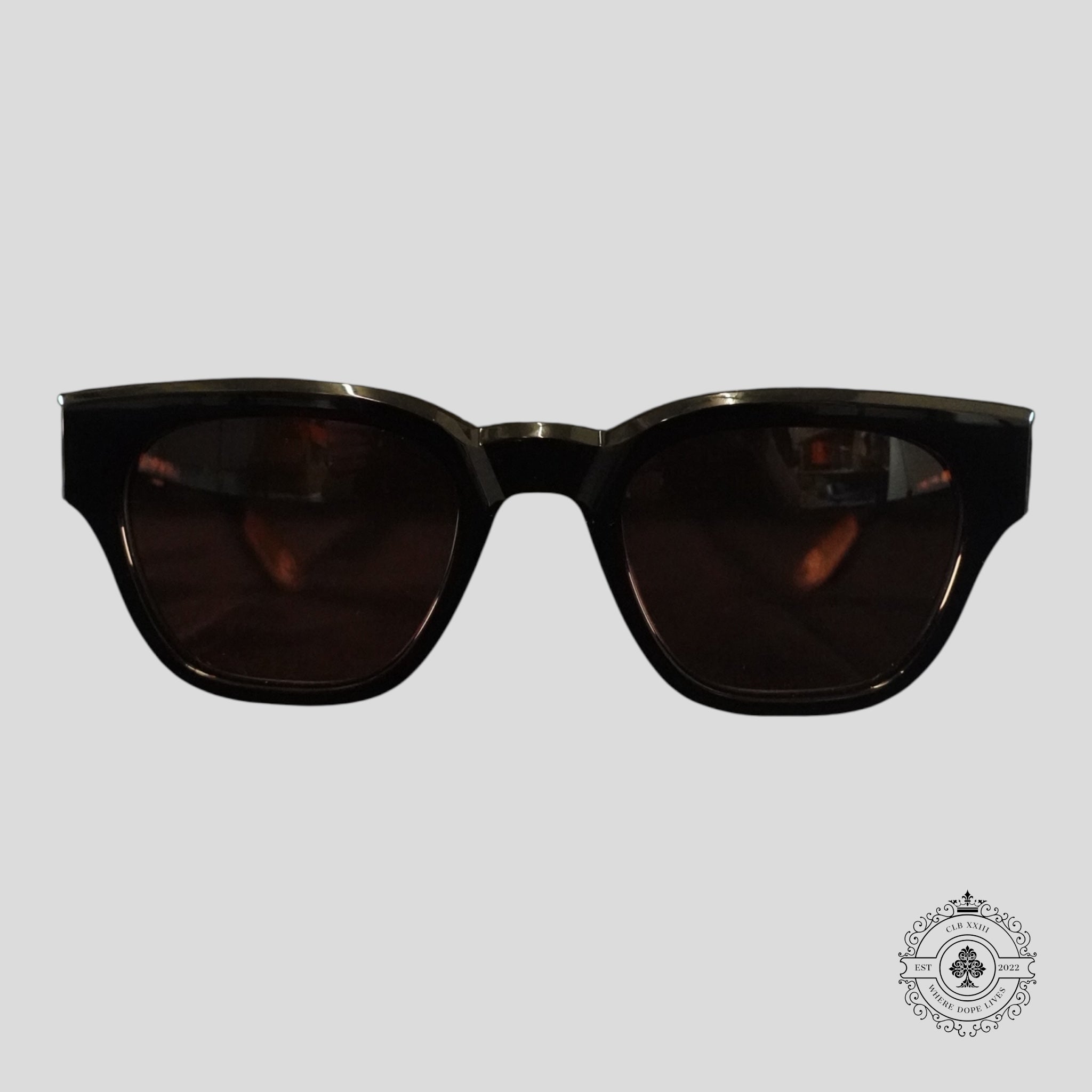Chrome Hearts Midixathrill II Sunglasses in Black/Gold