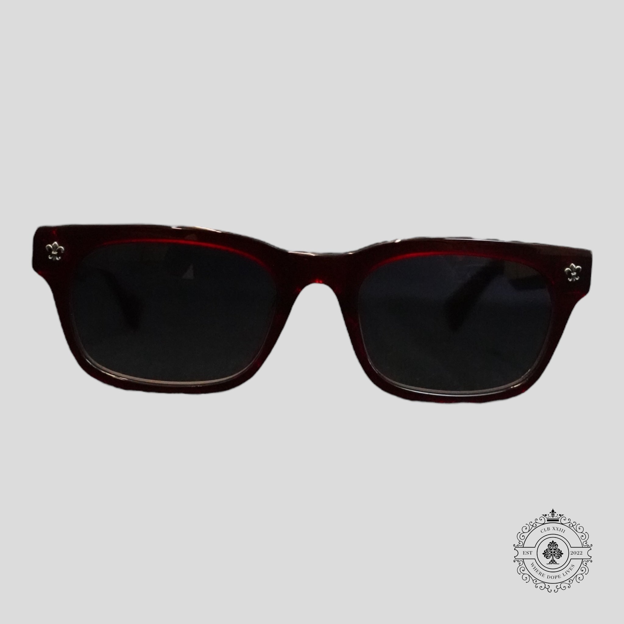 Chrome Hearts Gittin Any? Glasses in Red/Silver
