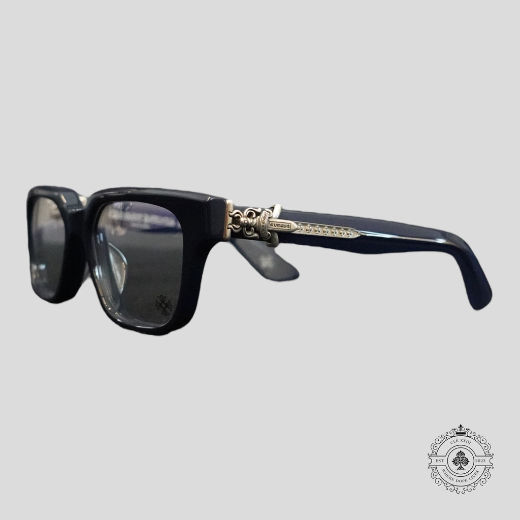 Chrome Hearts Vagillionaire II Glasses in Blue/Silver