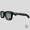 Chrome Hearts See You in Tea Sunglasses in Marine Green/Silver