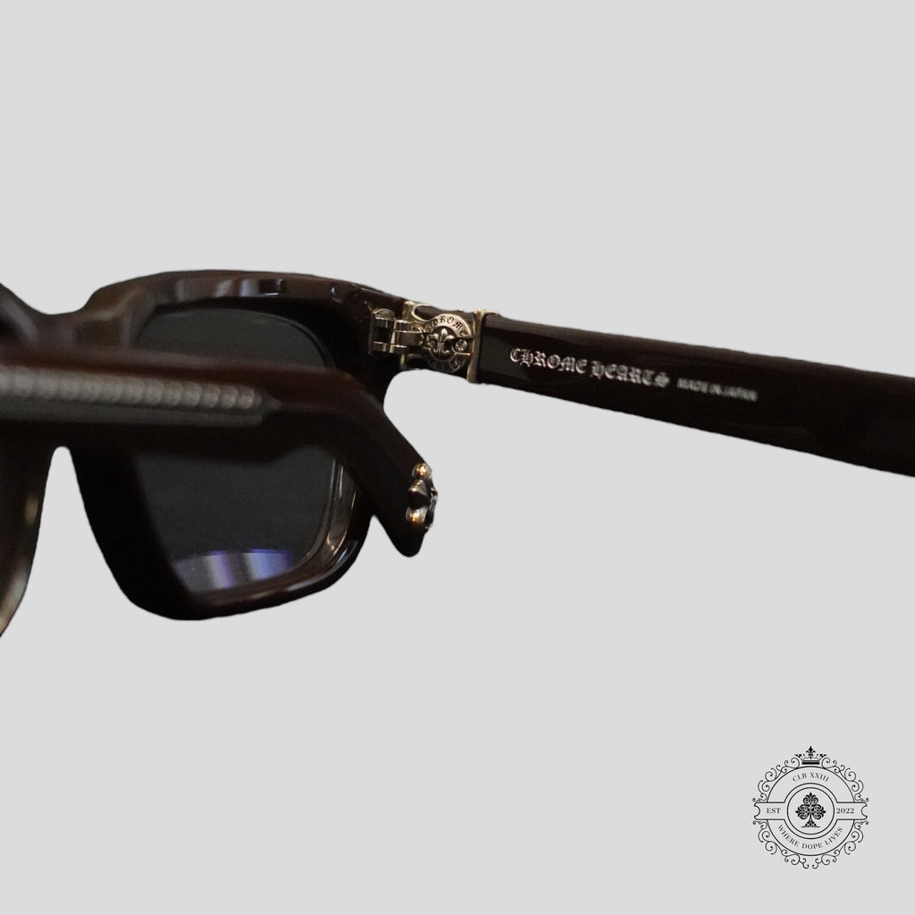 Chrome Hearts See You in Tea Sunglasses in Brown/Silver