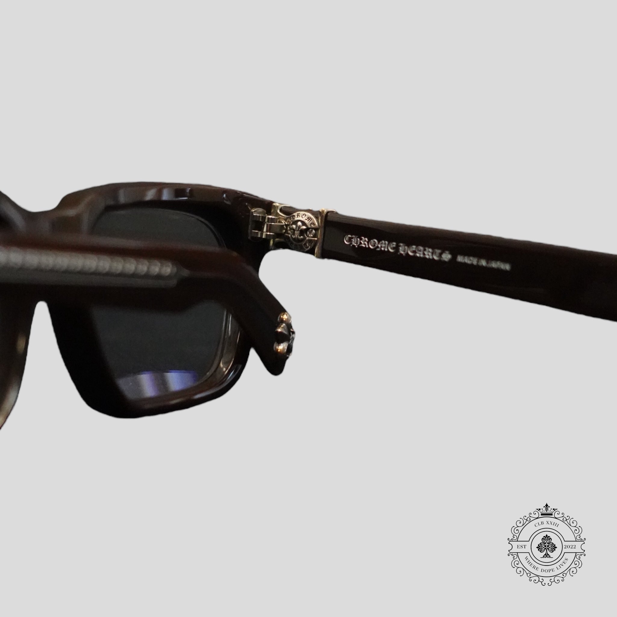 Chrome Hearts See You in Tea Sunglasses in Brown/Silver