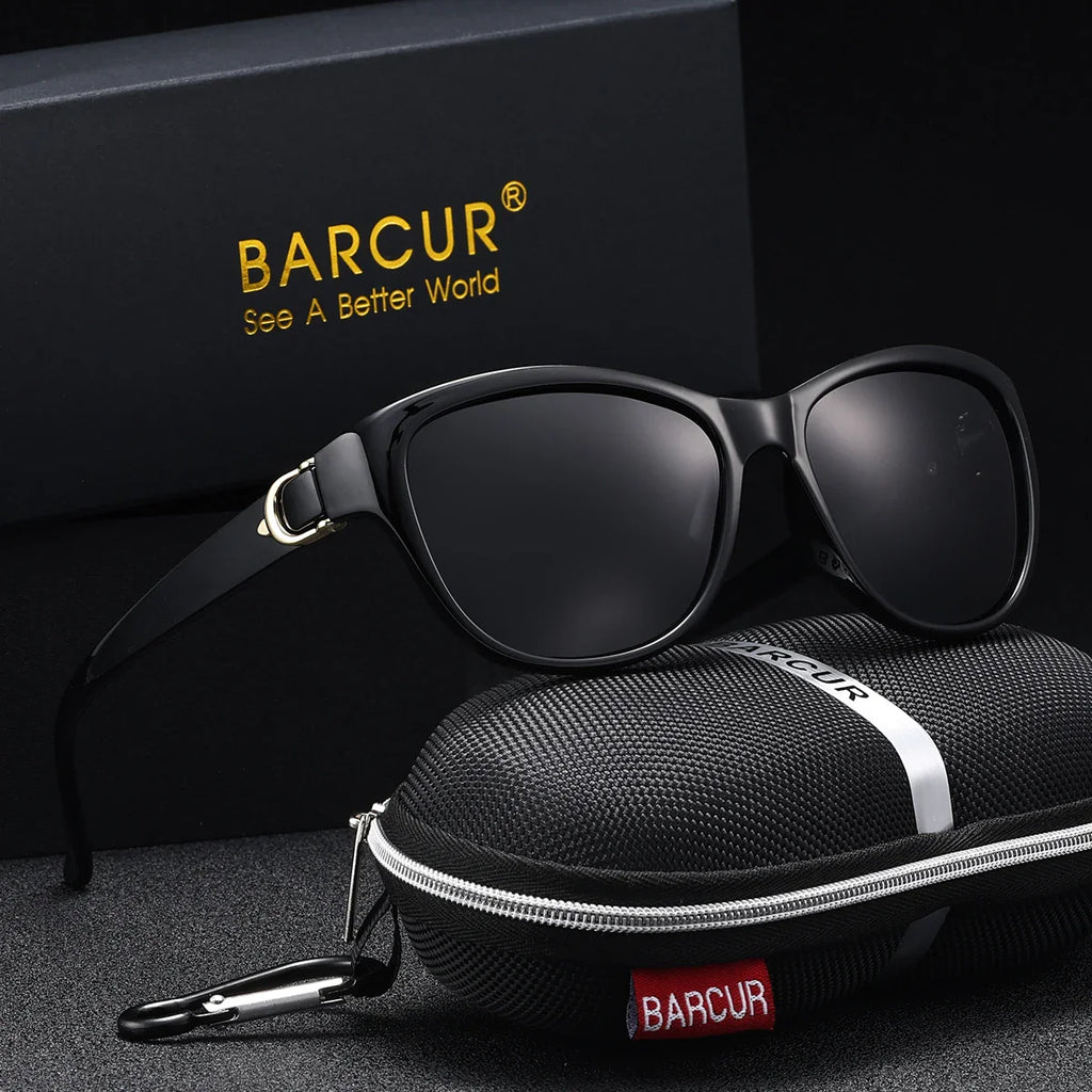 BARCUR Polarized Men’s Fashion Sunglasses – Elliptical Gradient TAC Lens with UV400 Protection – Lightweight Stainless Steel Frame Stylish Summer Eyewear for Travel Driving & Outdoor Gift Occasions