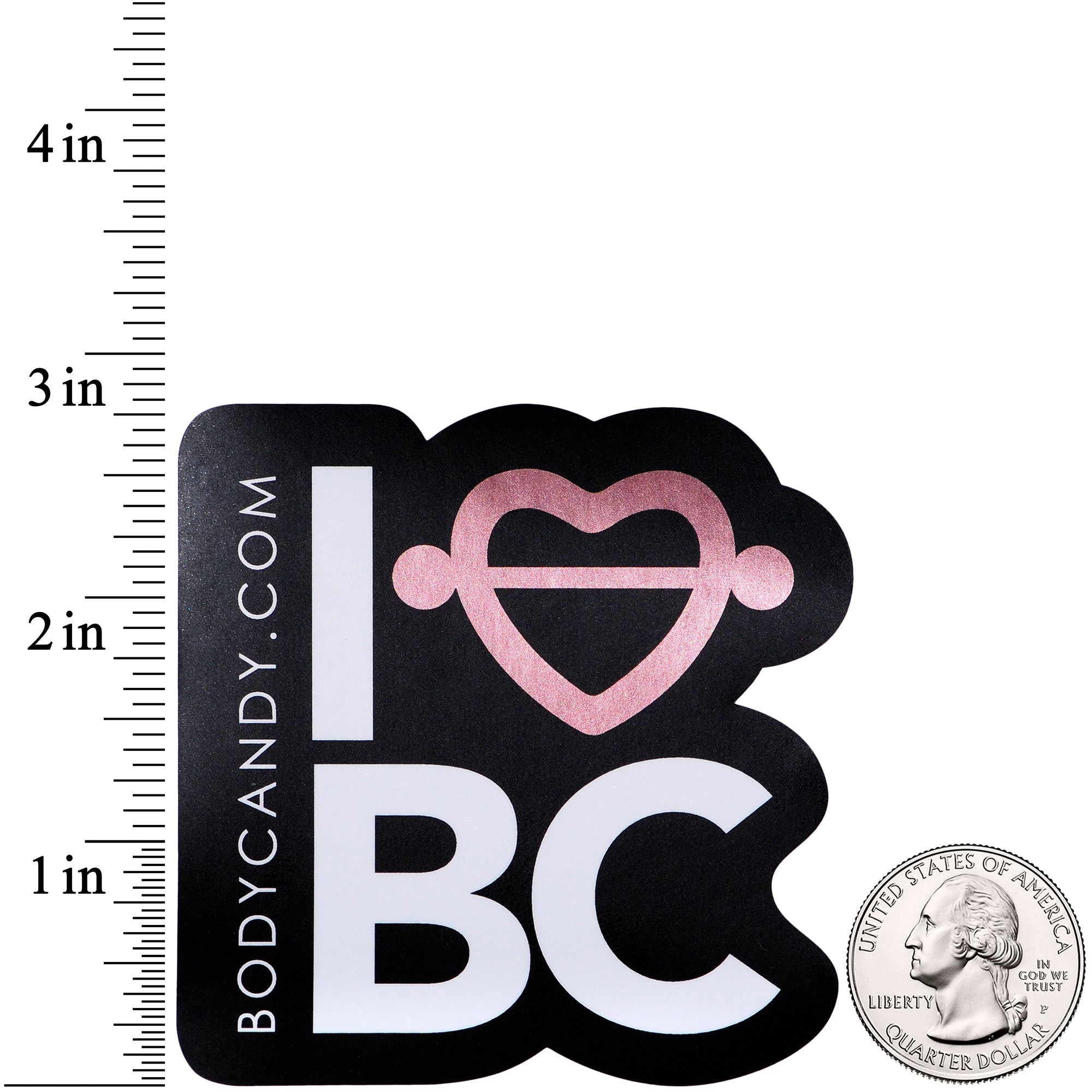 I Heart BC Sticker