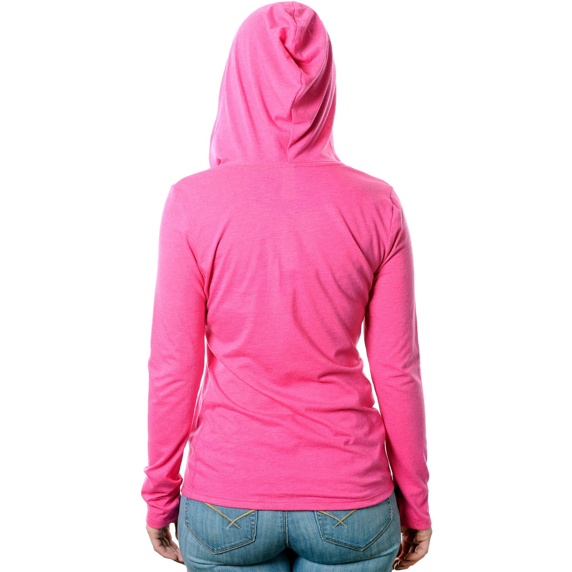 Crazy Piercings Lady Tapered Long Sleeve Hoodie