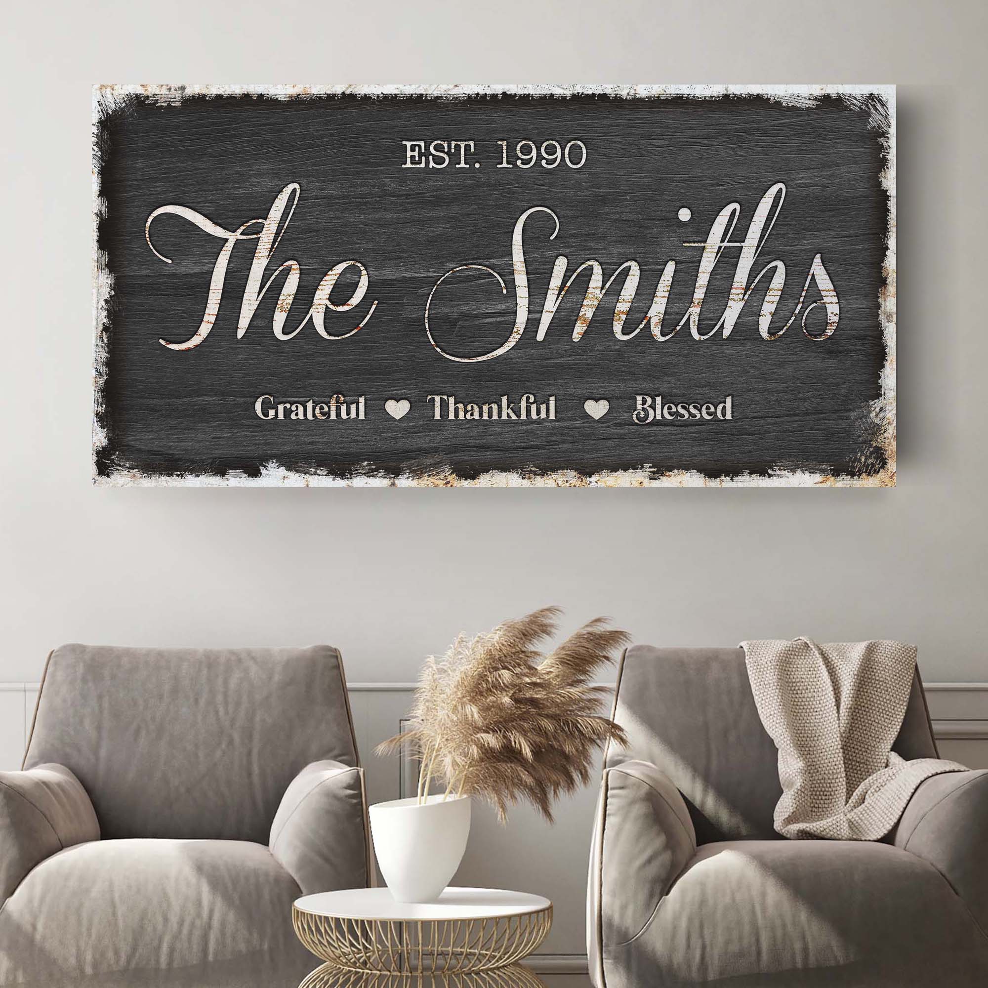 Thanksgiving Family Sign