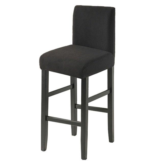 Chair Cover for Hotels Parties Kitchens Banquets Solid Color High Stool Cover For Bar Cafe Decorative Seat Protector Stretch Slipcovers Chair Cover for Counter Height Side Chairs Covers Stretch Protectors
