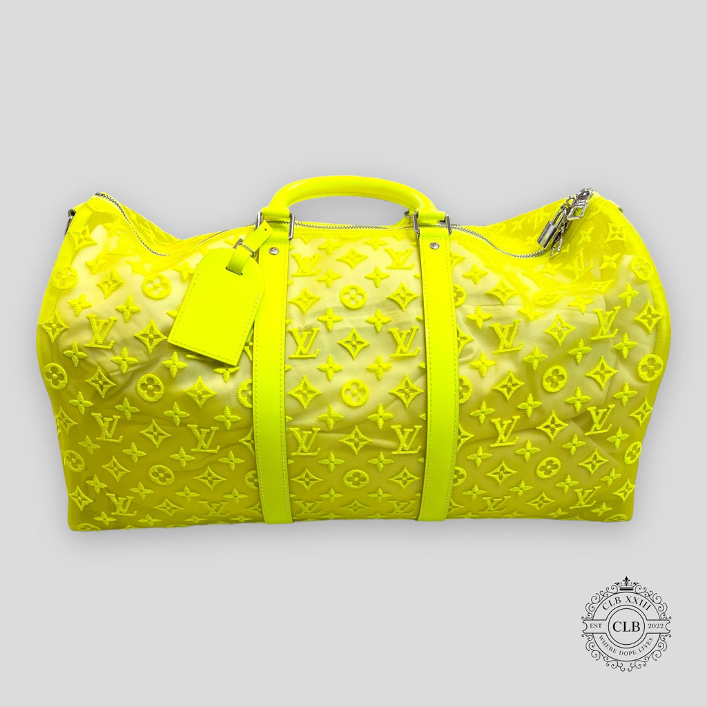 Louis Vuitton Mesh Keepall Bandouliere 50 - Yellow