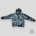 Chrome Hearts Tie Dye Horseshoe Hoodie in Black
