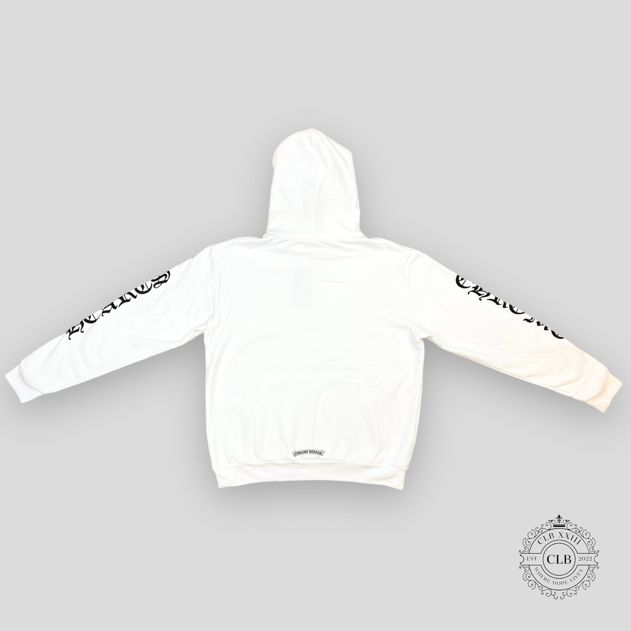 Chrome Hearts Logo Hoodie - White