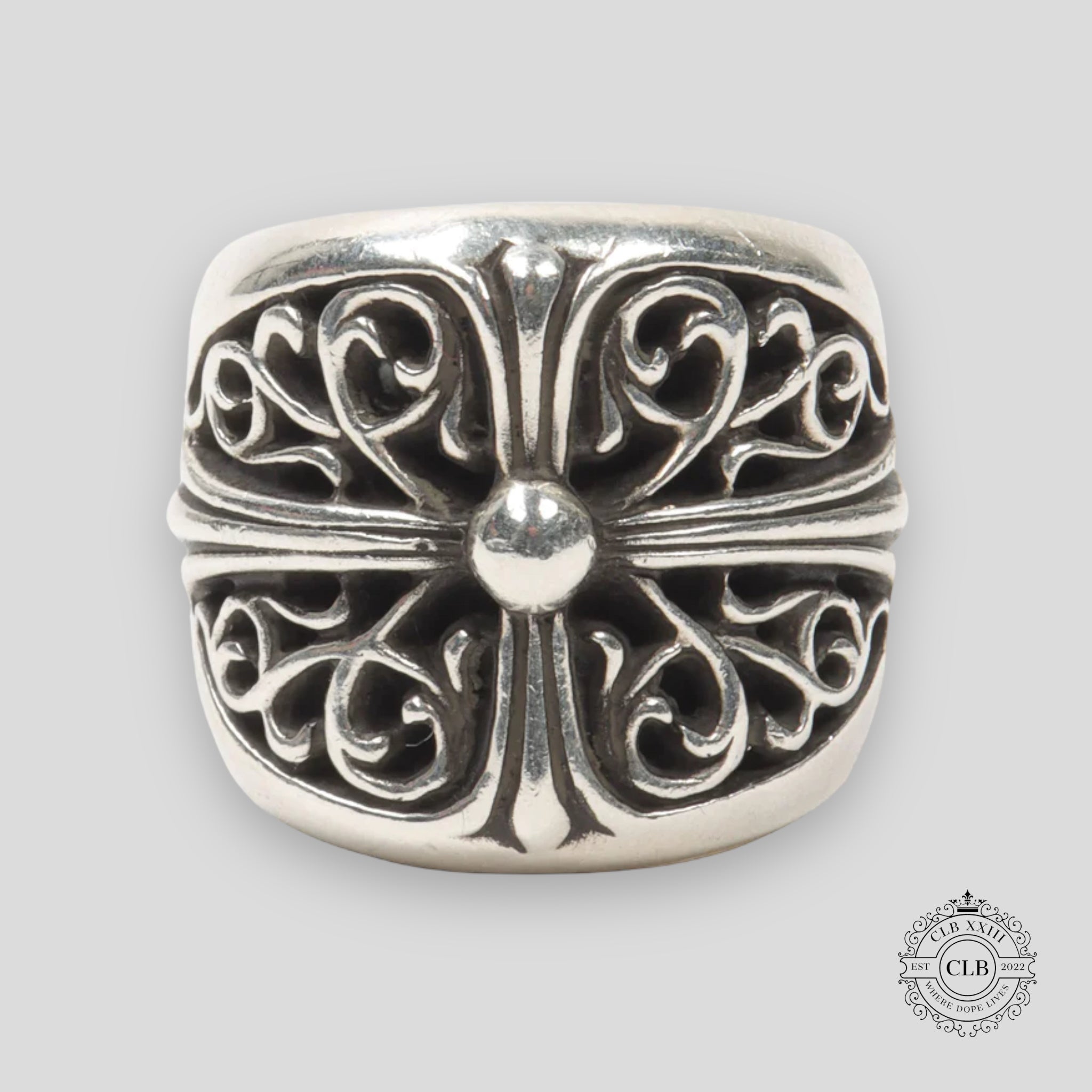 Chrome Hearts Oval Cross Ring