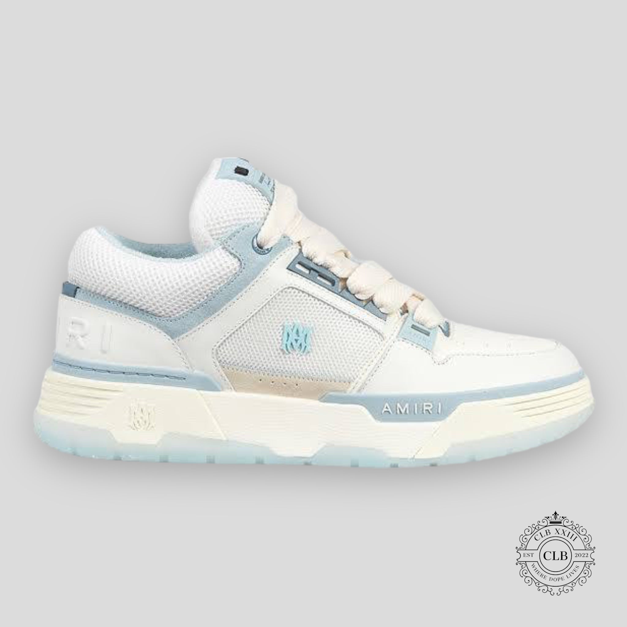 Amiri MA-1 White & Blue