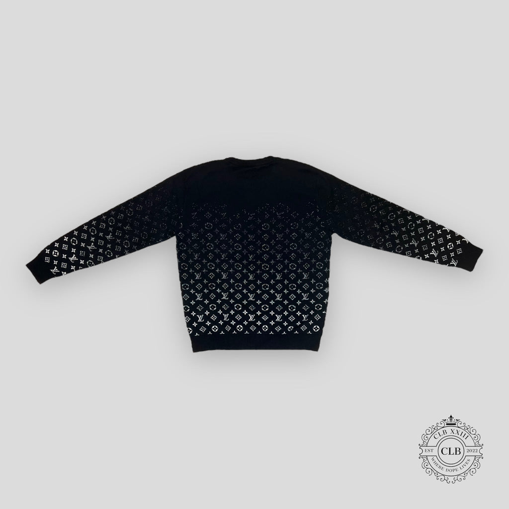 Louis Vuitton Monogram Degrade LS Knitwear - Black