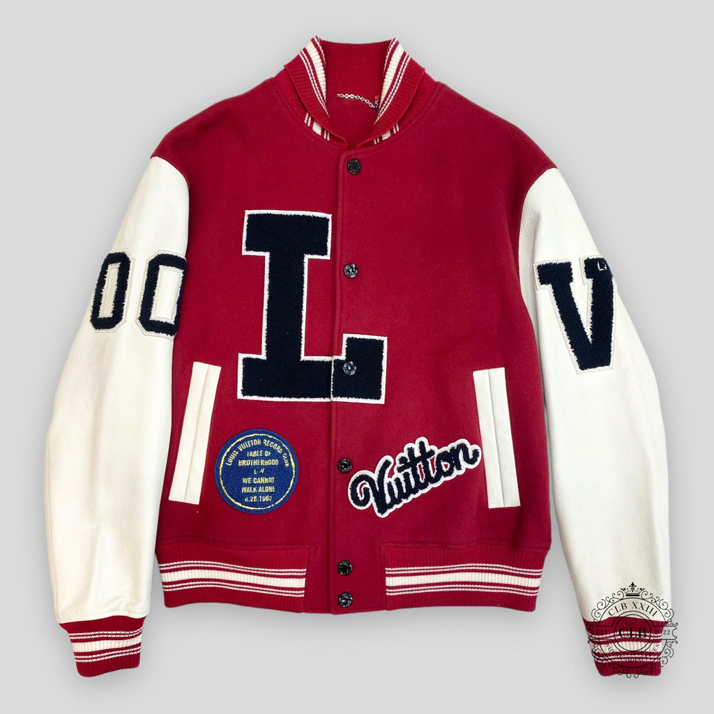 Louis Vuitton Mlk Dreaming Varsity Jacket - Red