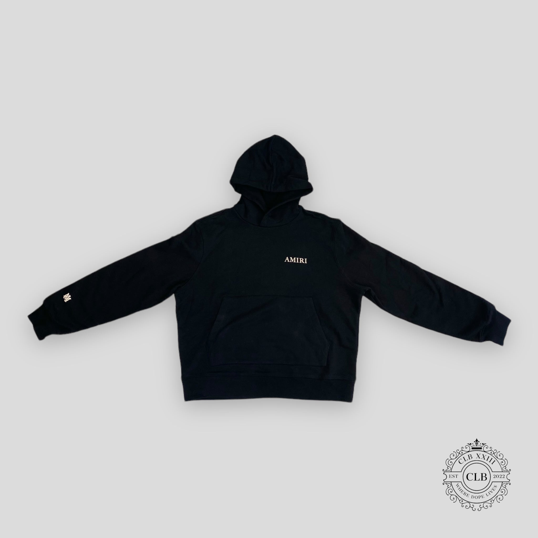 Amiri Puff Logo Hoodie - Black