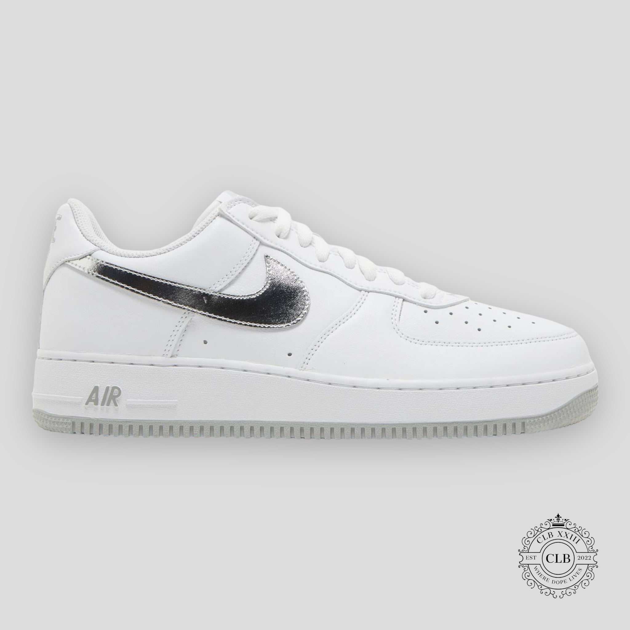 Nike Air Force 1 Low Color of the Month: Metallic Silver