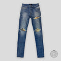 Amiri MX1 Aloha Jeans in 70's Indigo