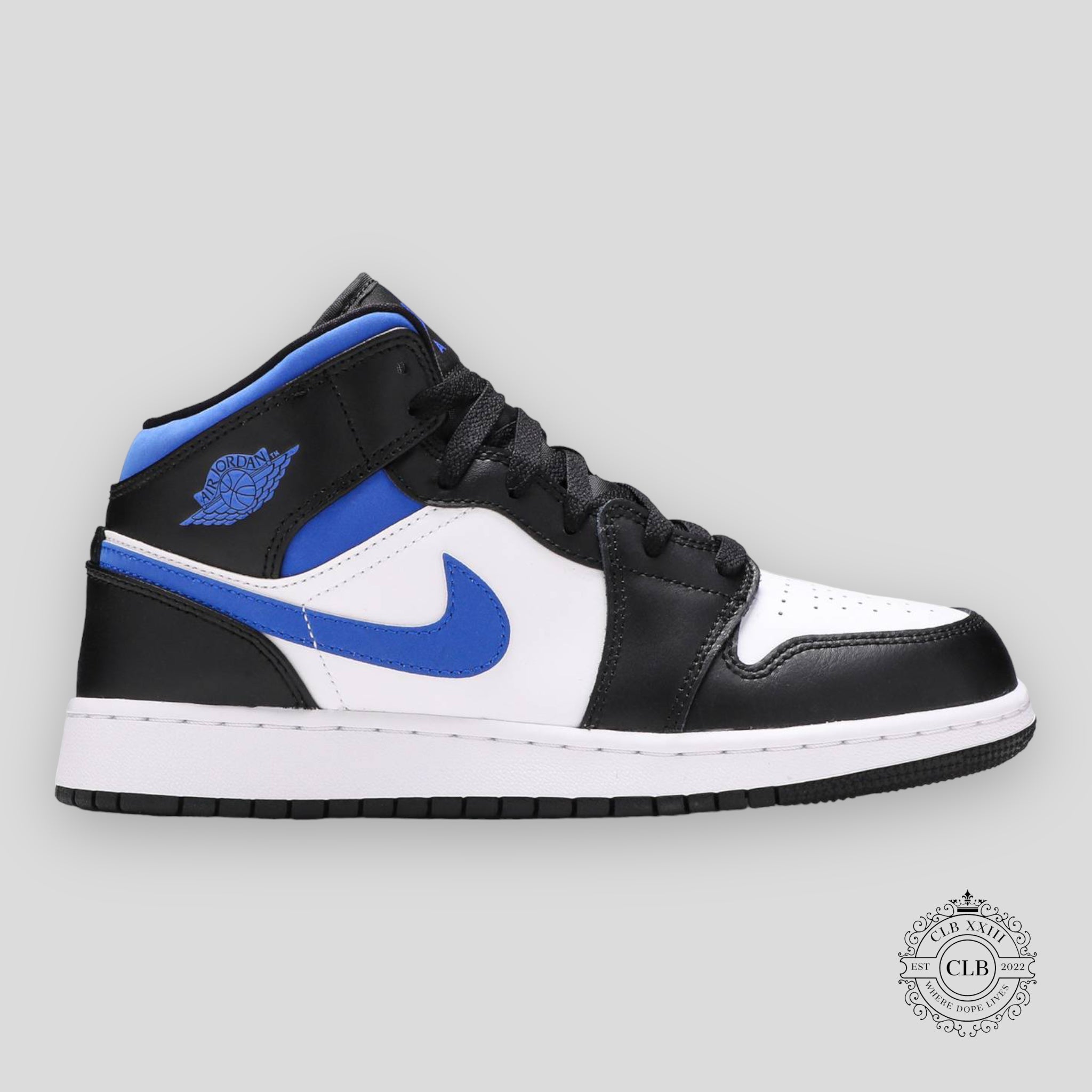 Air Jordan 1 Mid GS Racer Blue
