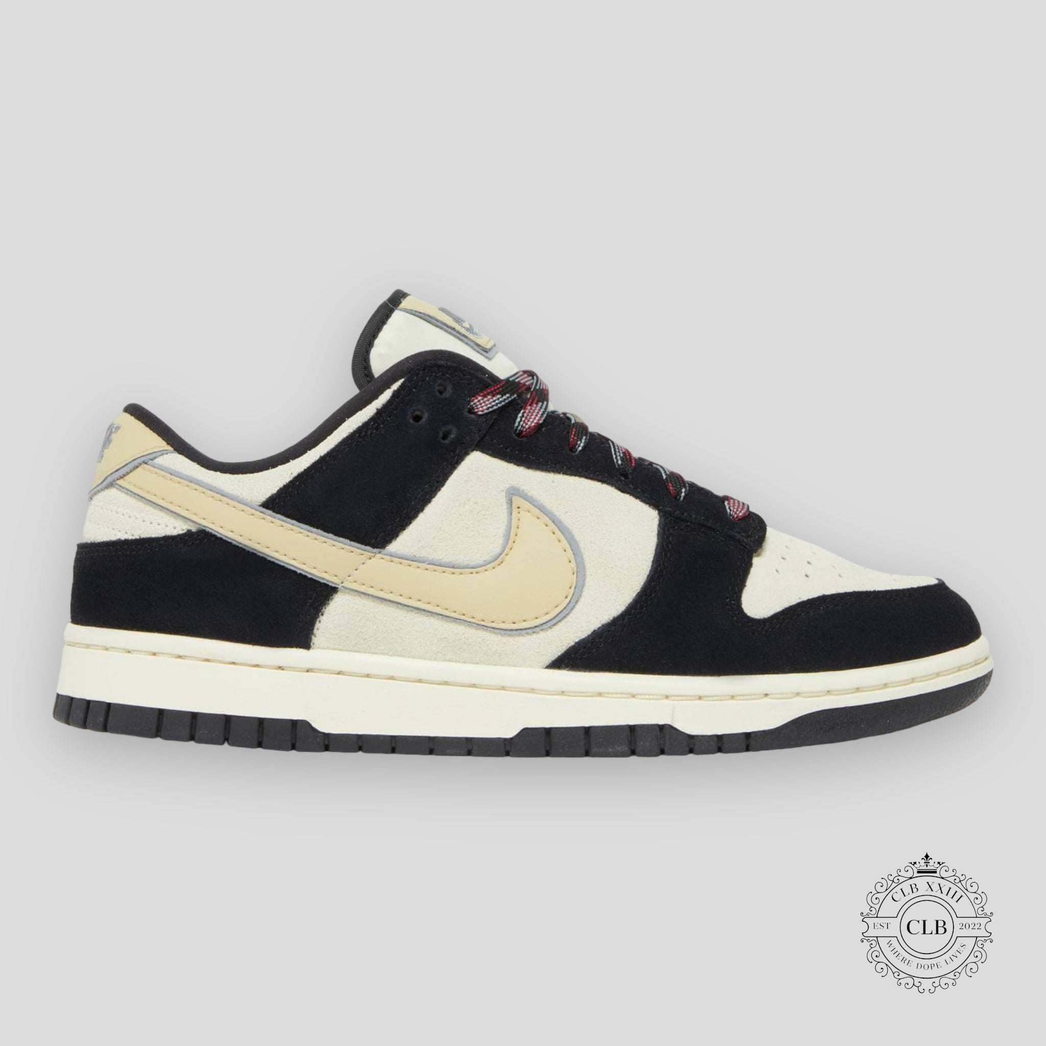 Nike Dunk Low Lx W Black Suede