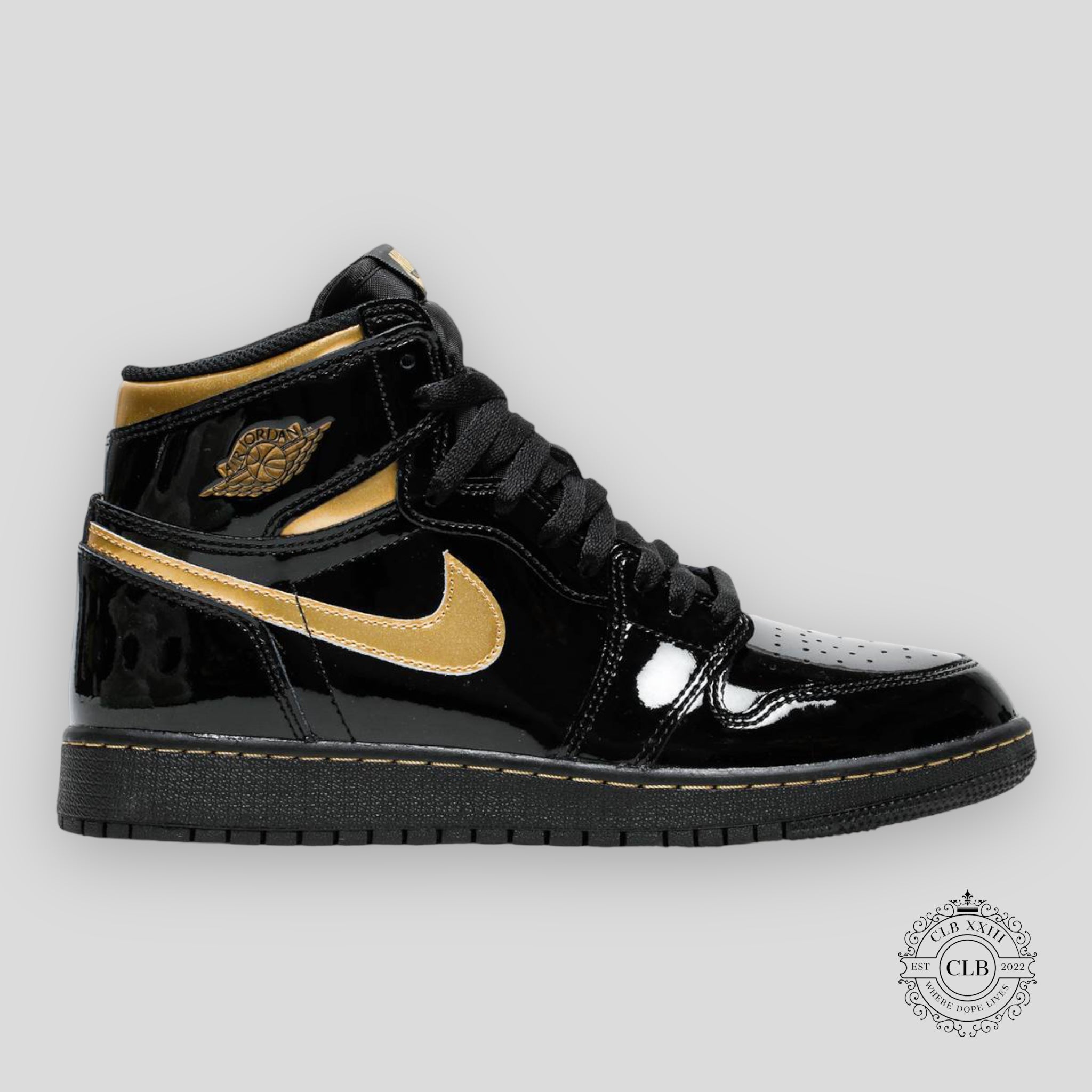 Air Jordan 1 Retro High OG Black Metallic